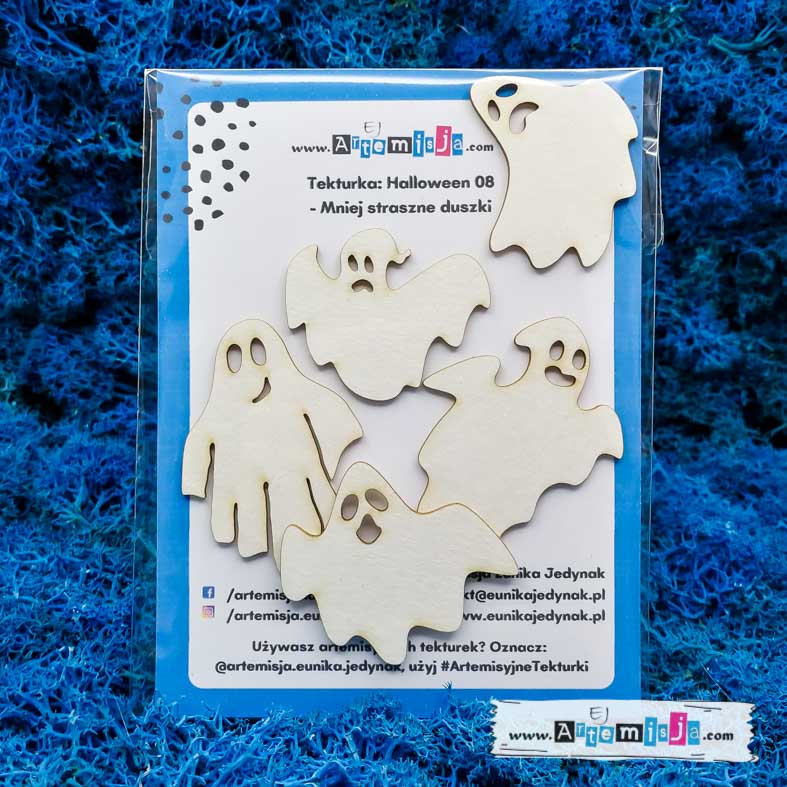 Tekturka: Halloween 08 - Mniej straszne duszki - obrazek 2