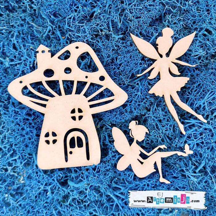 Tekturka: Dziecięcy zestaw 14 - Świat wróżek