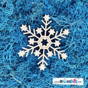 Tekturka: Boże Narodzenie 02 - Śnieżynka