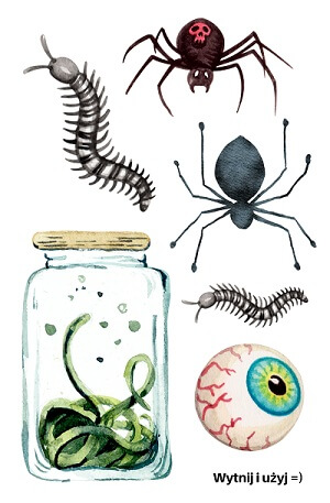 Tekturka: Halloween 13 - Pajęczy świat - obrazek 3