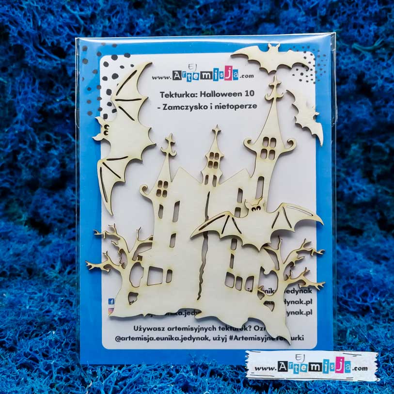 Tekturka: Halloween 10 - Zamczysko i nietoperze - obrazek 2