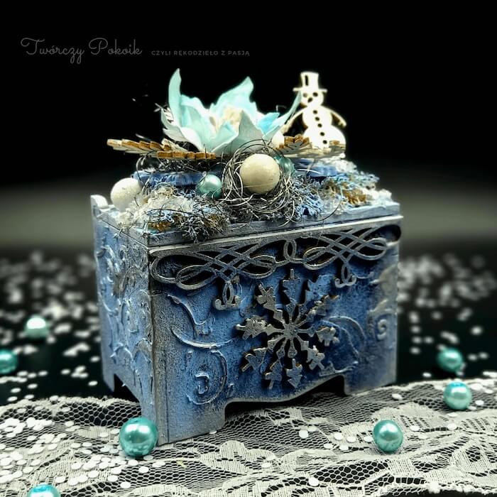 Baza do zdobienia HDF – SZKATUŁKA 3D – szerokość 8 cm - obrazek 3