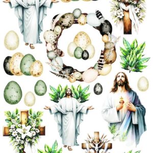 Wielkanoc - DAG-EASTER015 Arkusz grafik cyfrowy