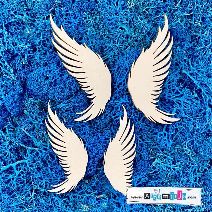 Tekturka: Skrzydła 03 + grafiki na odwrocie etykiety