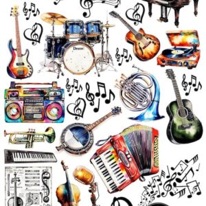 Arkusz dodatków do wycinania - Zawody 03 - Muzyka