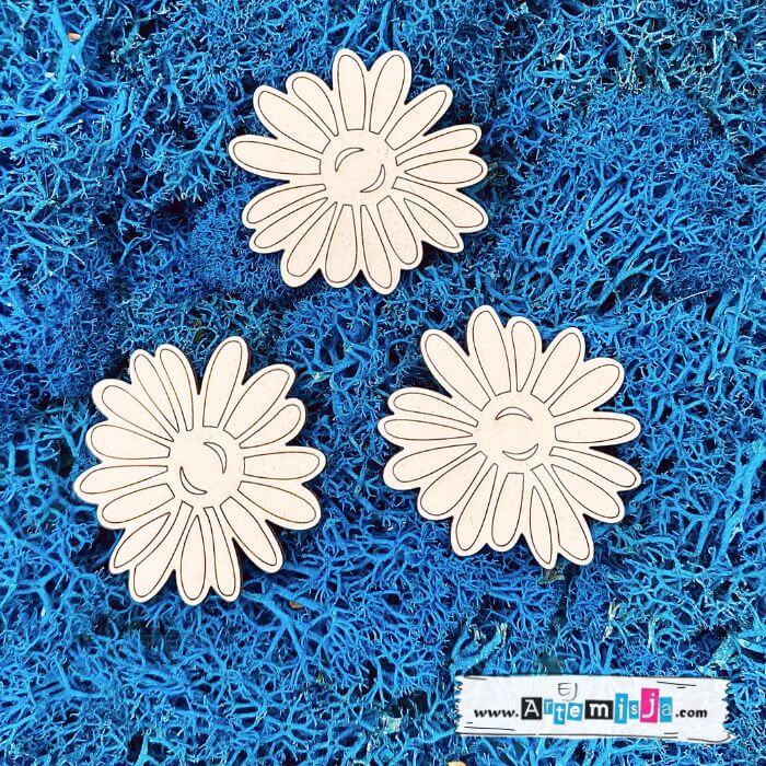 Tekturka: Kwiatki 12 + grafiki na odwrocie etykiety