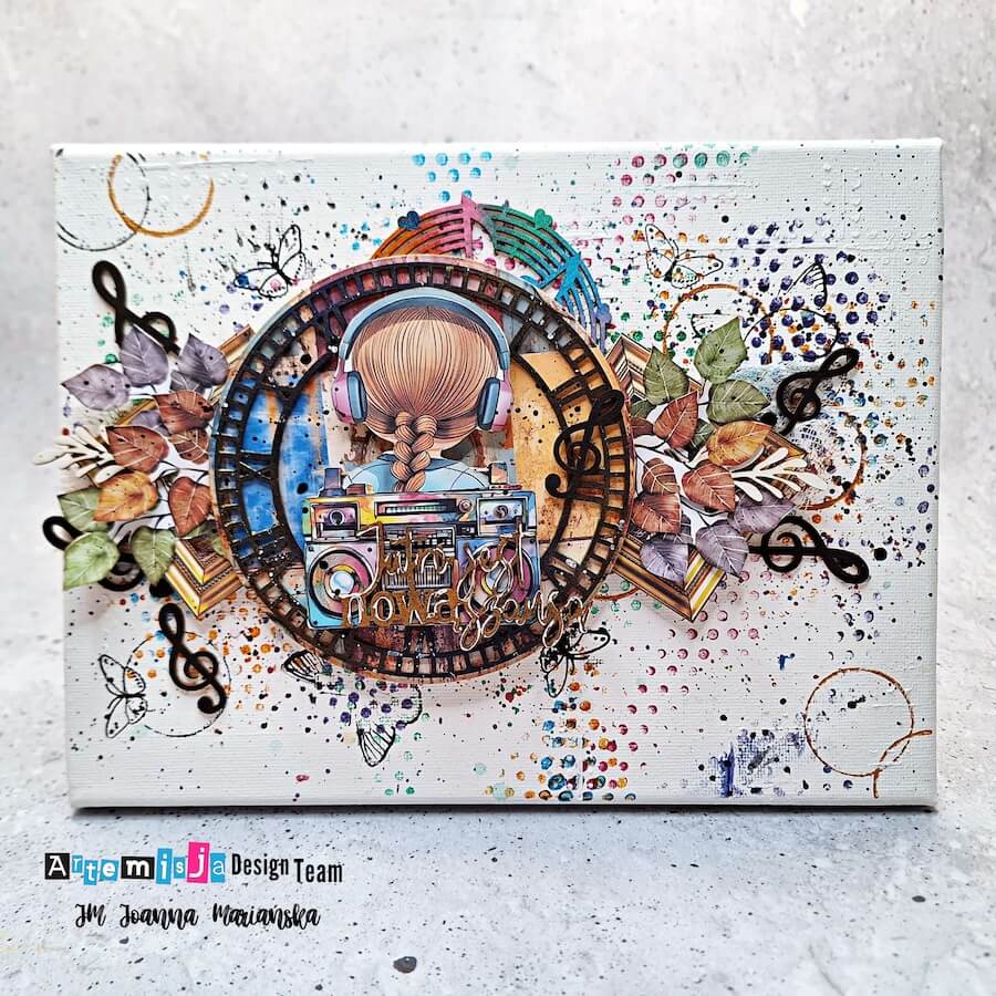 Arkusz dodatków do wycinania - Listki 11 BRĄZOWE - obrazek 2