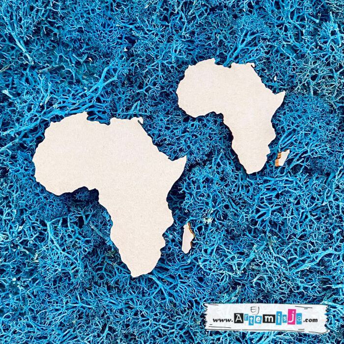 Tekturka: Miejsca 02 – Afryka + grafiki na odwrocie etykiety