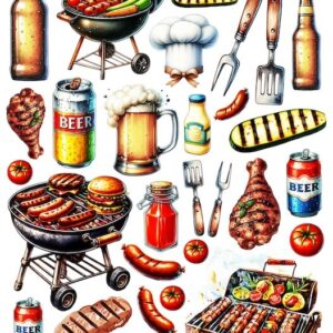 Arkusz dodatków do wycinania - Impreza 06 - Grill party