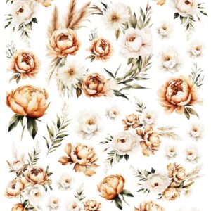 Arkusz dodatków do wycinania - Kwiaty 21