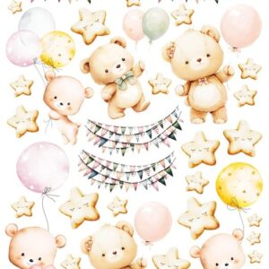 Arkusz dodatków do wycinania - Misie 03