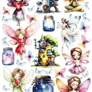 Arkusz dodatków do wycinania - Świat wróżek 02