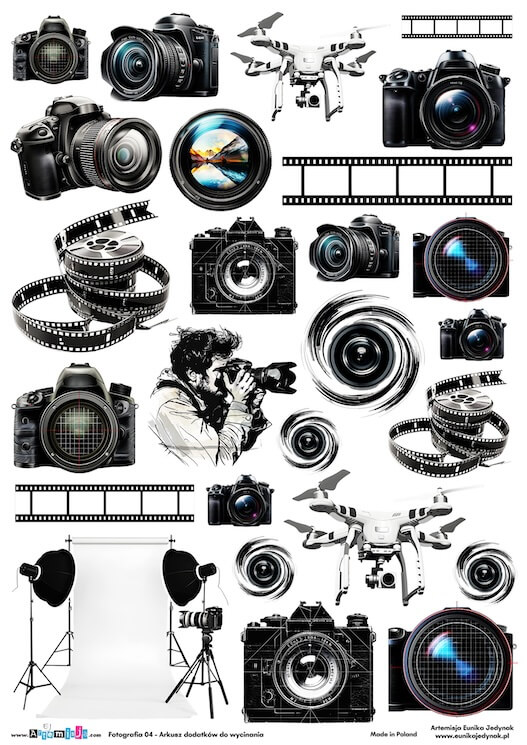 Arkusz dodatków do wycinania - Fotografia 04