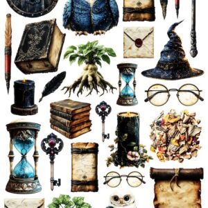 Arkusz dodatków do wycinania - Magia 05