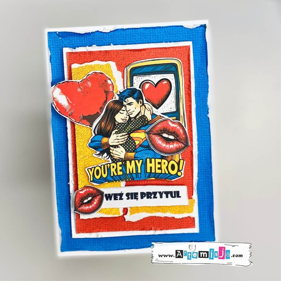 Arkusz dodatków do wycinania - Pop Art 02 - Miłość - obrazek 2