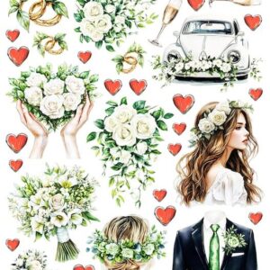 Arkusz dodatków do wycinania - Ślub 12