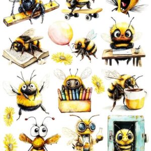 Arkusz dodatków do wycinania - Pszczeli świat 06