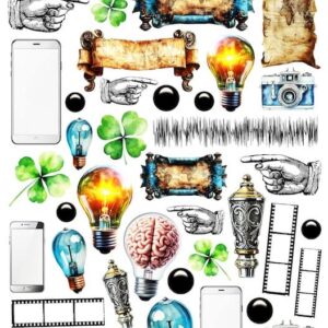 Arkusz dodatków do wycinania - Art journal 05 - Życiownik