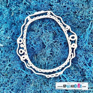 Tekturka: Ramka 05a - Rysowana OWALNA