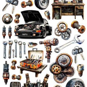 Arkusz dodatków do wycinania - Zawody 15 - Mechanik