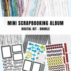 ARTEMISJA Mini album DIGITAL starter kit - DOODLE