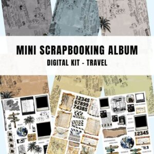 ARTEMISJA Mini album DIGITAL starter kit - PODRÓŻE [TRAVEL]