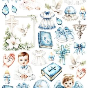 Arkusz dodatków do wycinania - Chrzest 03