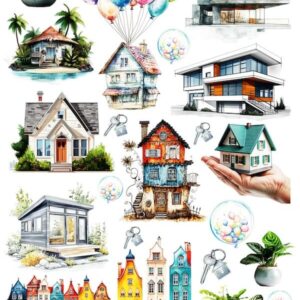 Arkusz dodatków do wycinania - Parapetówka 04