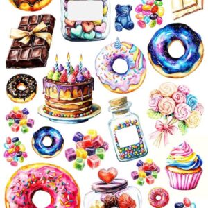 Arkusz dodatków do wycinania - Słodkości 04