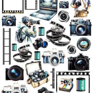 Arkusz dodatków do wycinania - Zawody 16 - Fotograf / Fotografka