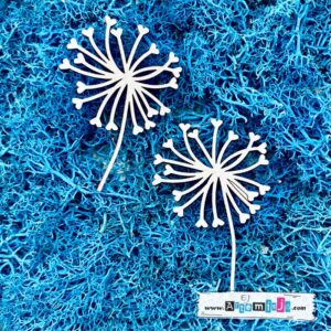 Tekturka: Miłość 22 - Dmuchawce z serduszkami - 2 szt.