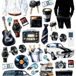 Arkusz dodatków do wycinania - Mężczyźni 05