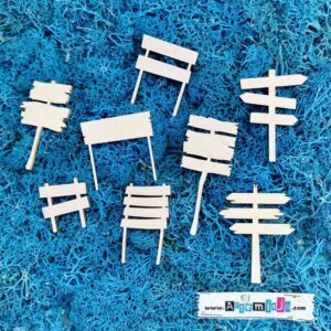 Tekturka: Podróże 12 - Zestaw drogowskazów