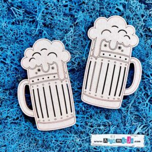 Tekturka: Napoje 07 - Kufel piwa - 2 szt.