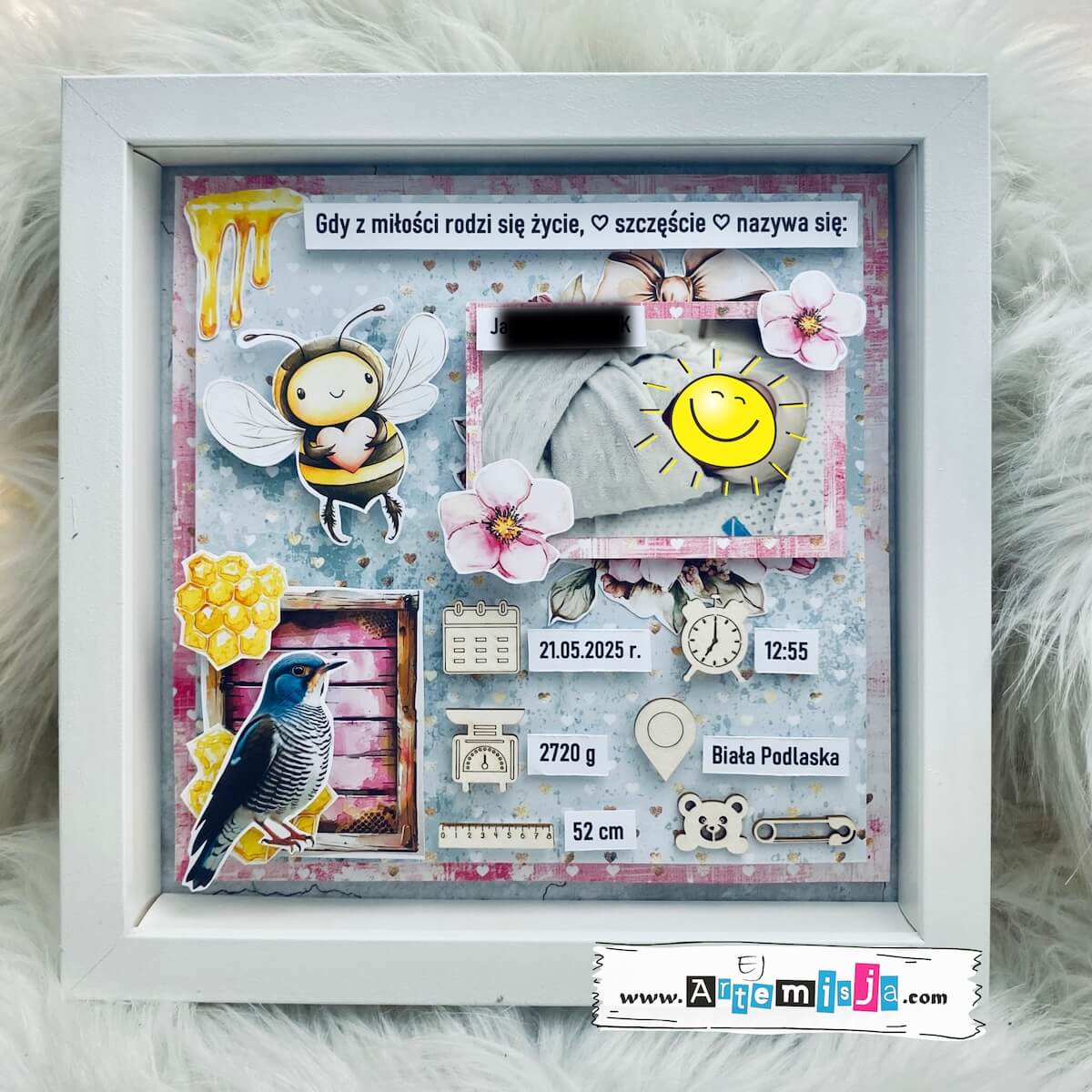 Tekturka: Dziecięcy zestaw 17 - Elementy do metryczki - obrazek 2