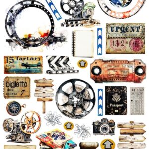 Arkusz dodatków do wycinania - Travel Journal 02