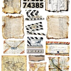 Travel - mini album 03 Artemisja Digital - Arkusz dodatków do wycinania