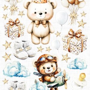 Dziecięcy niezbędnik 016 - Artemisja Digital - Arkusz dodatków do wycinania