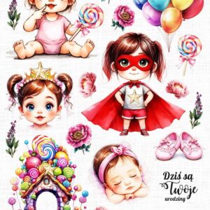 Dziecięcy niezbędnik 017 - Artemisja Digital - Arkusz dodatków do wycinania