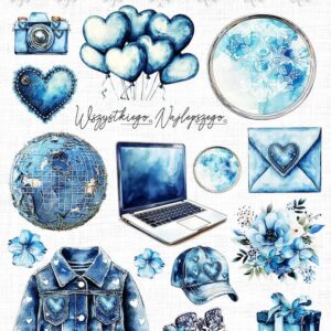 Dżins rządzi 017 - Artemisja Digital - Arkusz dodatków do wycinania