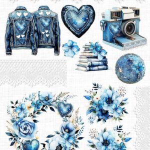 Dżins rządzi 018 - Artemisja Digital - Arkusz dodatków do wycinania