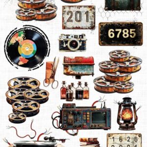 Skarby strychu 017 - Artemisja Digital - Arkusz dodatków do wycinania