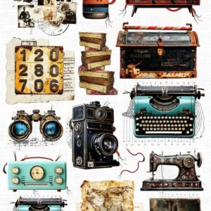 Skarby strychu 018 - Artemisja Digital - Arkusz dodatków do wycinania