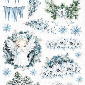 Zimowy czas 017 - Artemisja Digital - Arkusz dodatków do wycinania