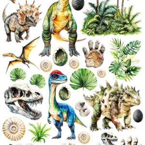 Arkusz dodatków do wycinania - Dinozaury 04