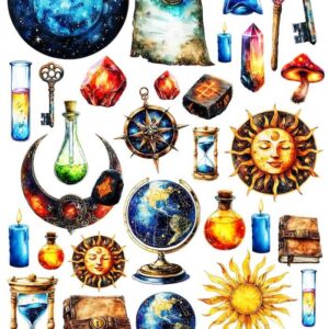 Arkusz dodatków do wycinania - Magia 06