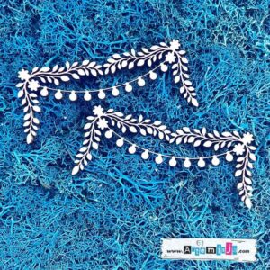 Tekturka: Ślub 09 - Piękna girlanda - 2 szt.