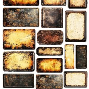 Arkusz dodatków do wycinania - Banery i tagi 02