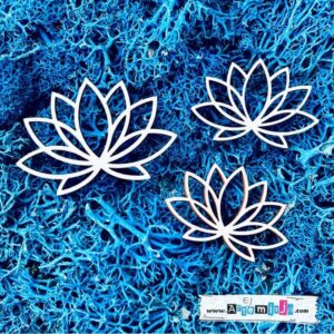 Tekturka: Kwiatki 13 - Lotus 3 szt.