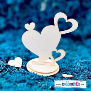Tekturka: Miłość 29 - Serca stojące 3D do exploding box'a